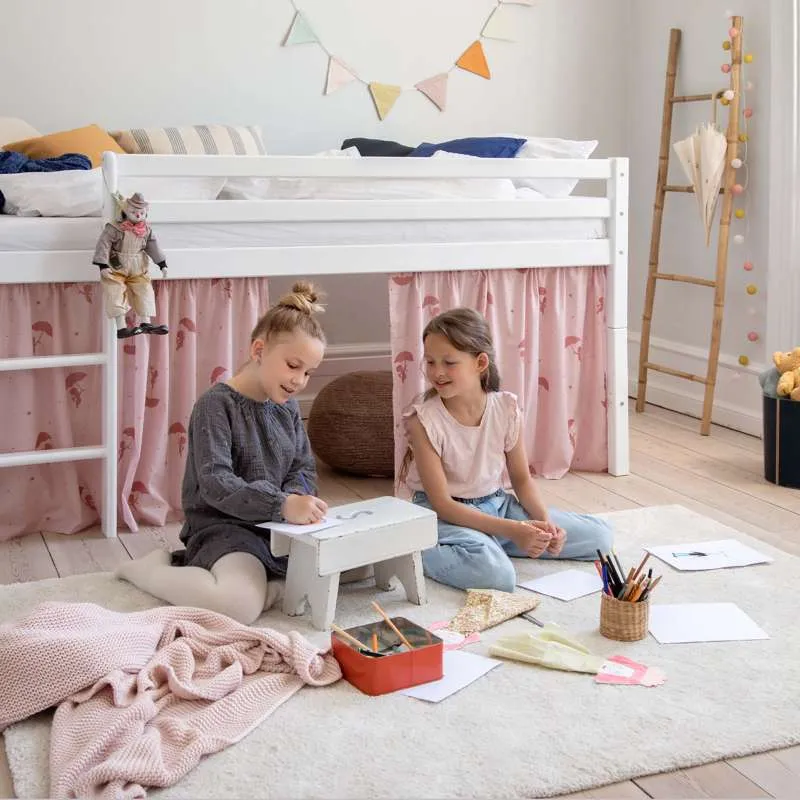 Hoppekids завеса за полусвободно легло - OLE LUKOIE - Червен