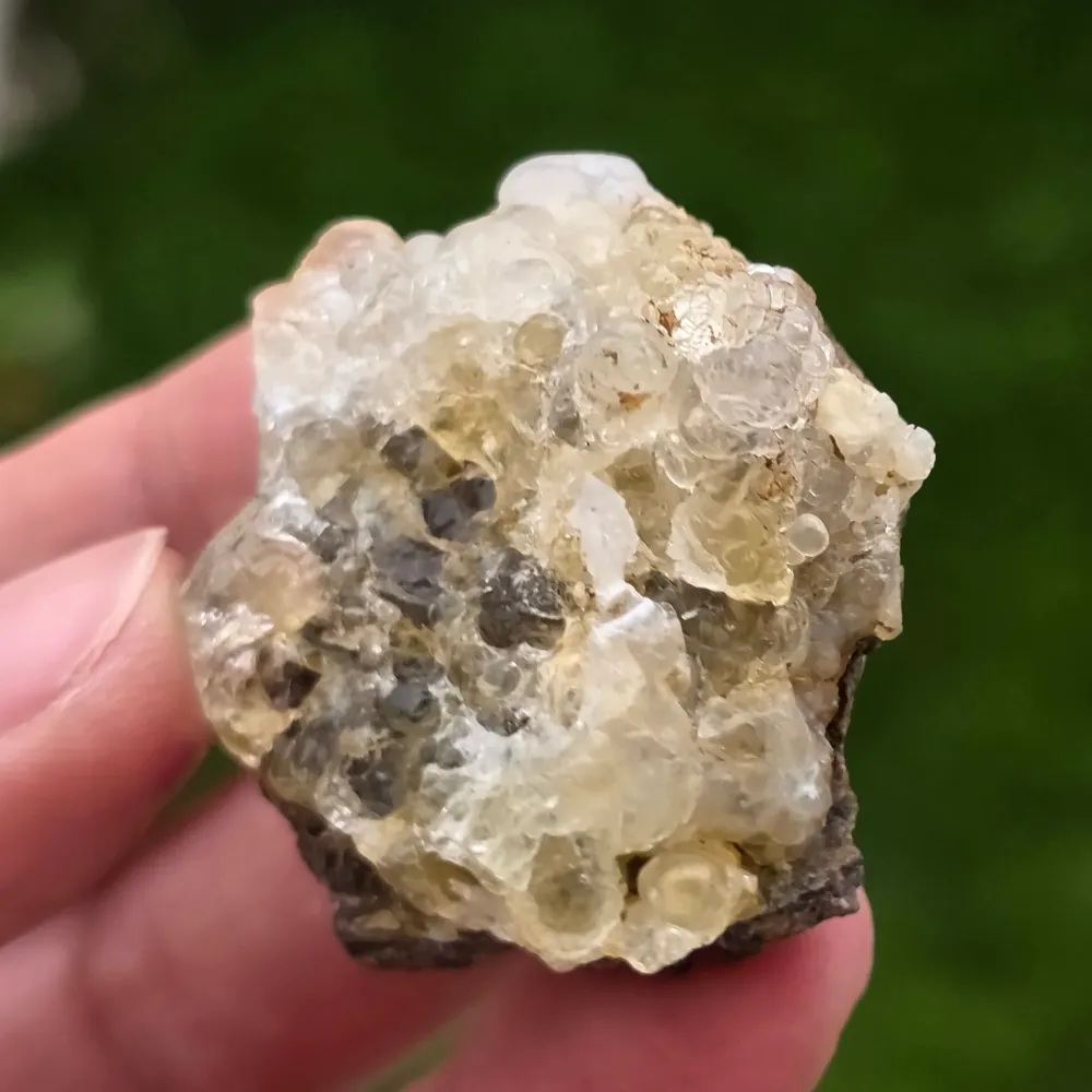 Хиалит опал (Hyalite Opal) от Мексико – естествен минерален образец | Модел 2