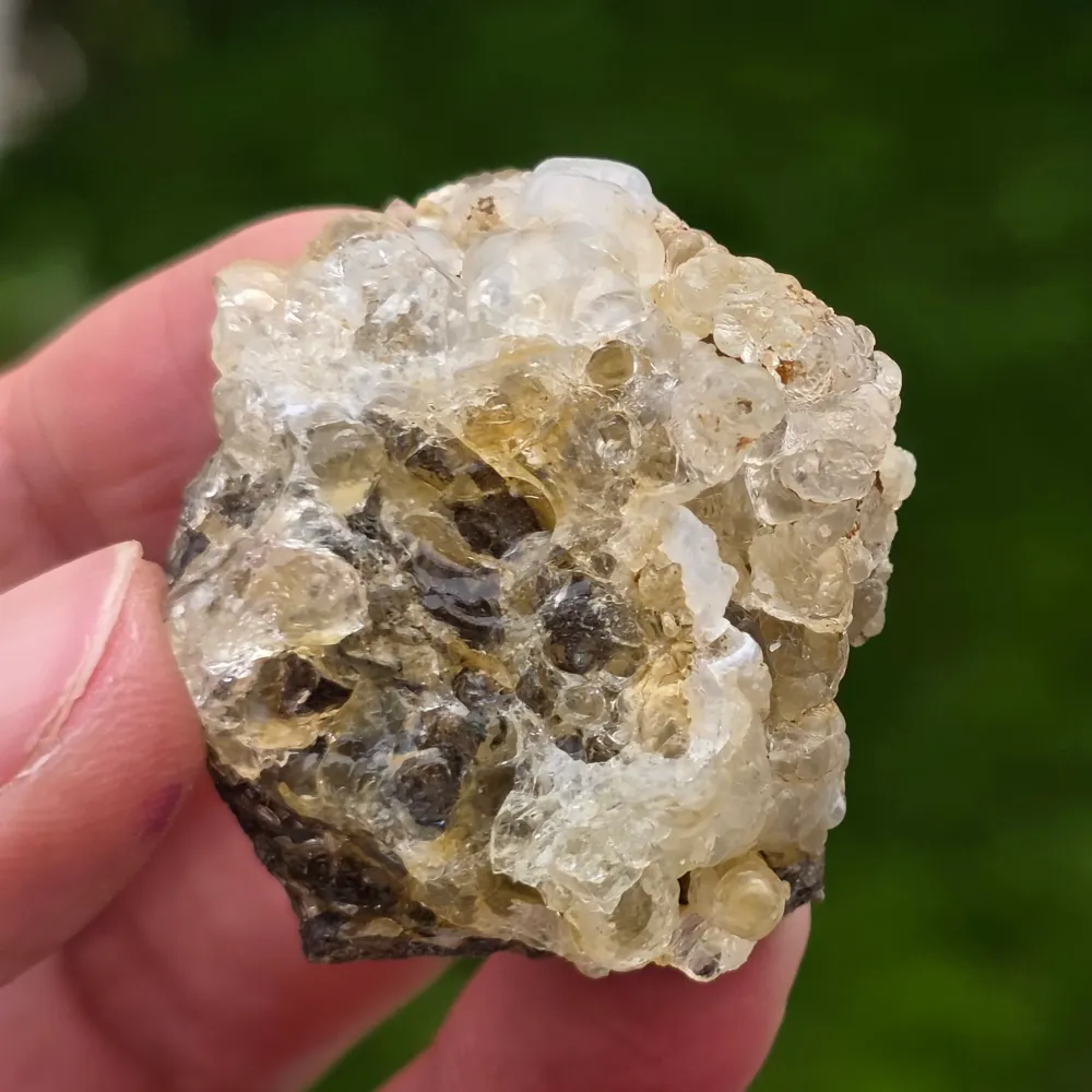 Хиалит опал (Hyalite Opal) от Мексико – естествен минерален образец | Модел 2