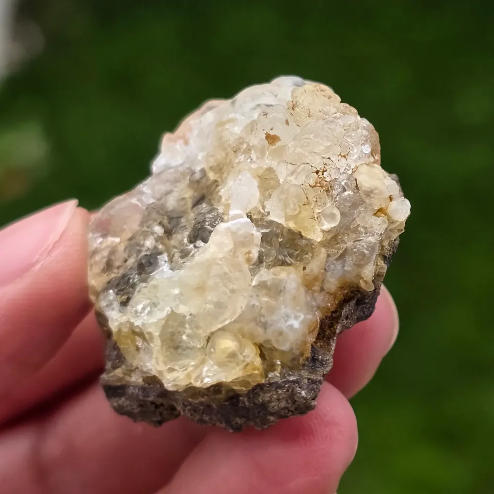 Хиалит опал (Hyalite Opal) от Мексико – естествен минерален образец | Модел 2