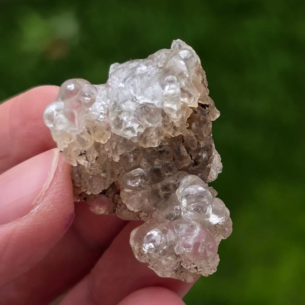 Хиалит опал (Hyalite Opal) от Мексико – естествен минерален образец | Модел 10