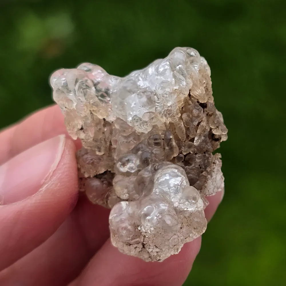 Хиалит опал (Hyalite Opal) от Мексико – естествен минерален образец | Модел 10