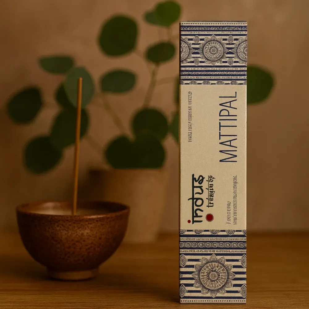 Indus Treasures Mattipal Натурални пръчици за ароматизиране с смола 15g