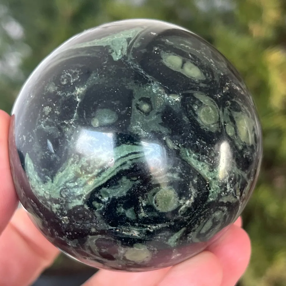Jasper sphere kambaba 8cm Madagascar модел 3