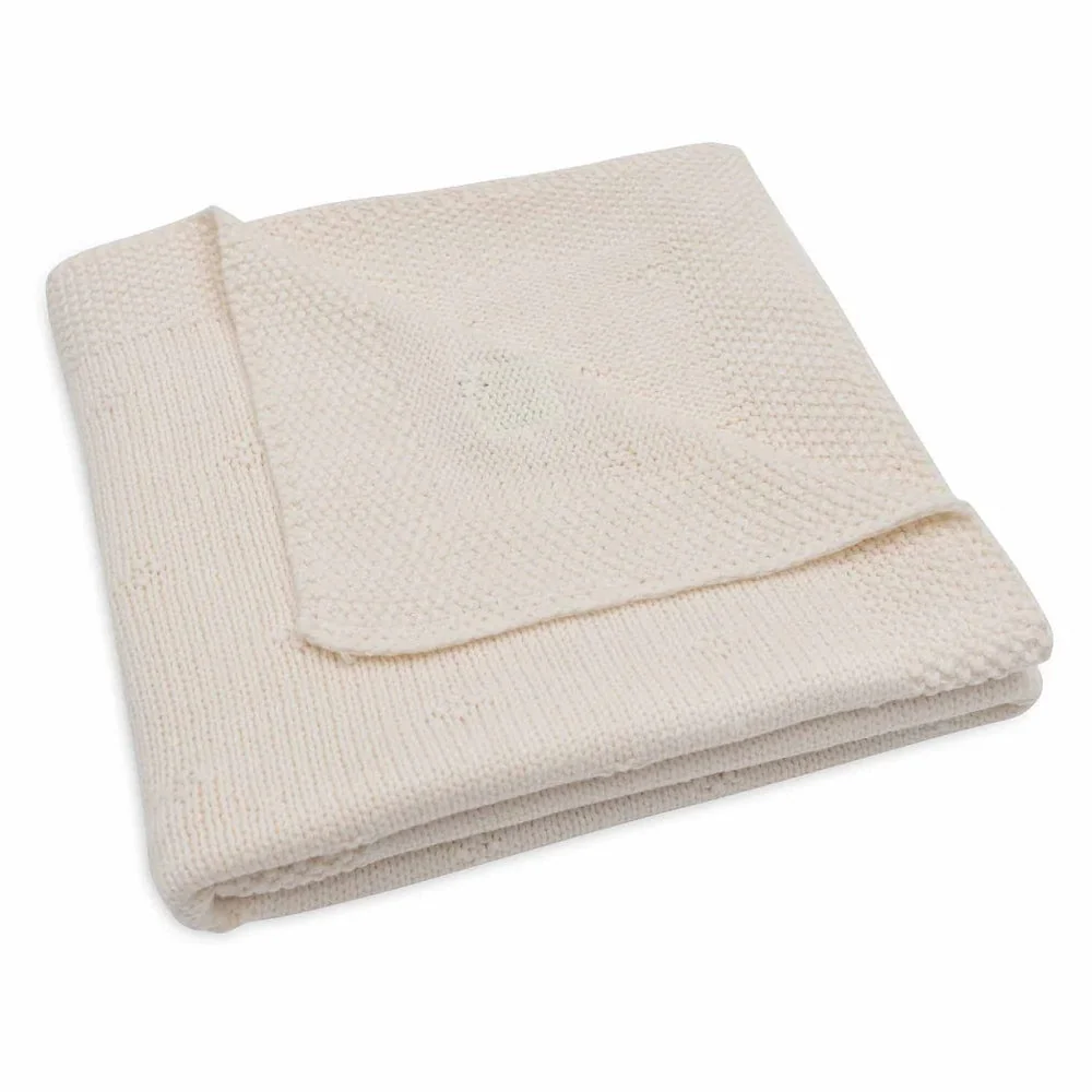 Jollein бебешко одеяло Cosy Knit слонова кост 100 x 75 cm