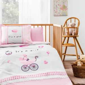 Бебешки спален комплект «Jouets Pink»