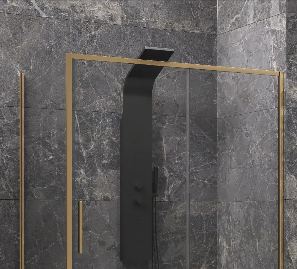 Асиметрична кабина Lea 400 L-3811 Oro - 70х100 см.