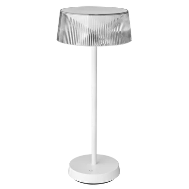 LED димираща презареждаема настолна лампа 2.3W, 3000K, IP44, бял/Ultralux