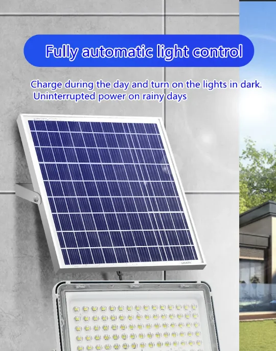 Соларен LED Прожектор Jortan 5000W с Отделен Панел
