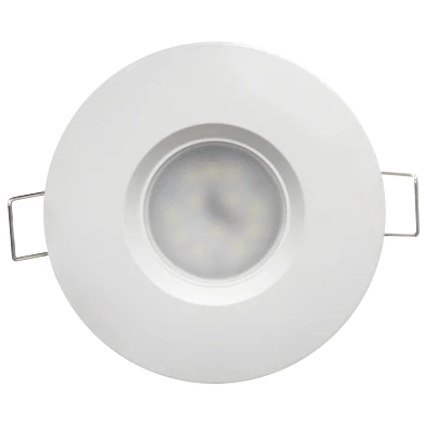 LED Луна за вграждане UltraLux Бяла IP44 6.5W, 4200K, 220V