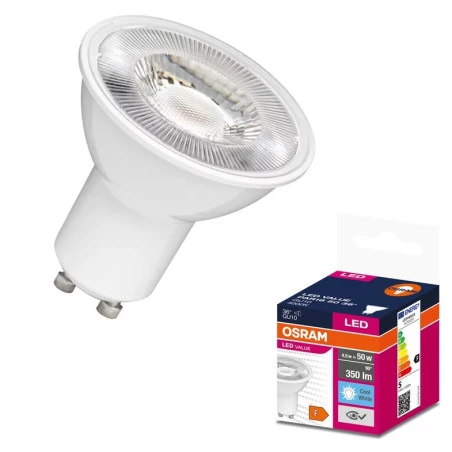 LED VALUE PLAST PAR 16 50 луна 36° 5w/840 230V GU10 198616