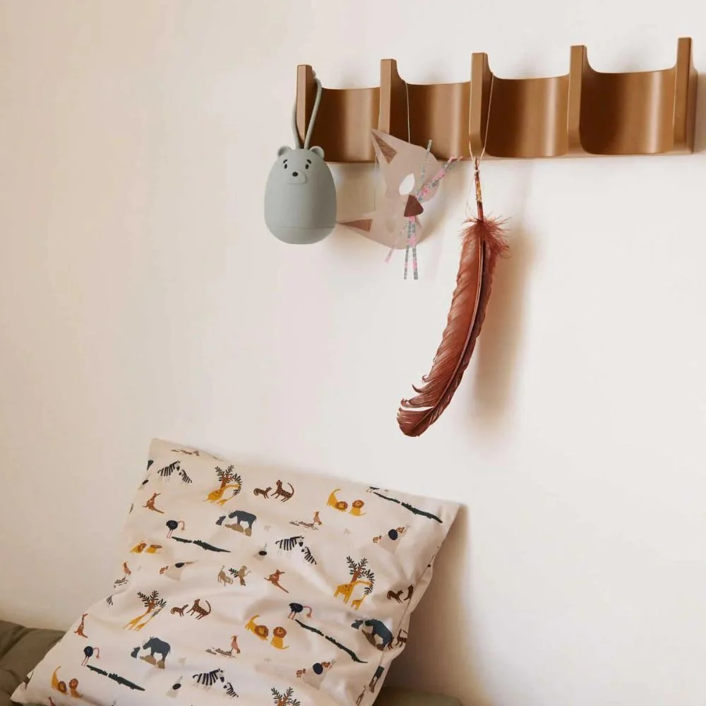 Liewood Детска нощна лампа с дръжка Mr Bear dove blue