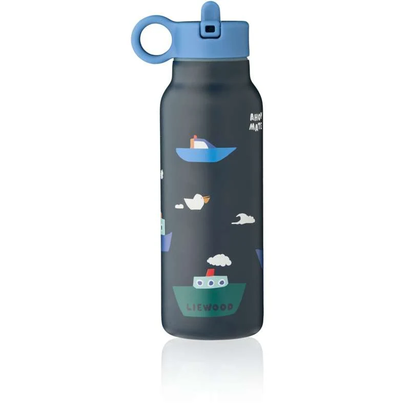 Liewood Falk бутилка за напитки - Неръждаема стомана - 350ml - Плаване/Класически тъмносин