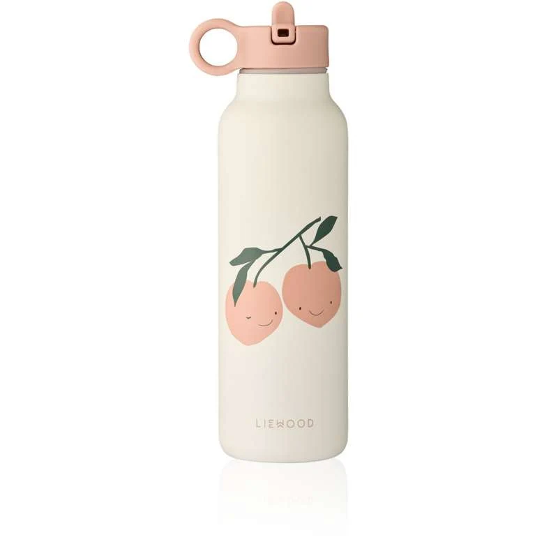 Liewood Falk бутилка за напитки - Неръждаема стомана - 500ml - Праскова/Морска черупка