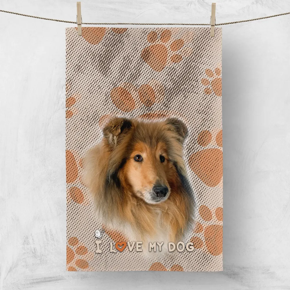 Кухненска кърпа I LOVE MY DOG 2318