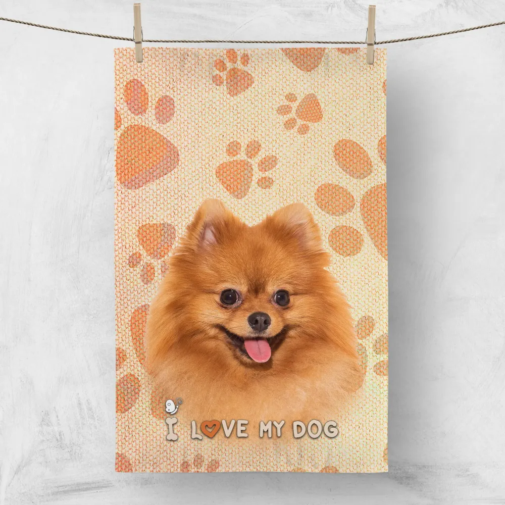 Кухненска кърпа I LOVE MY DOG 2319