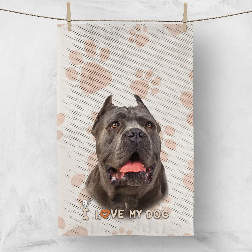 Кухненска кърпа I LOVE MY DOG 2321