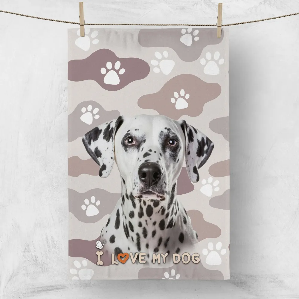 Кухненска кърпа I LOVE MY DOG 4002