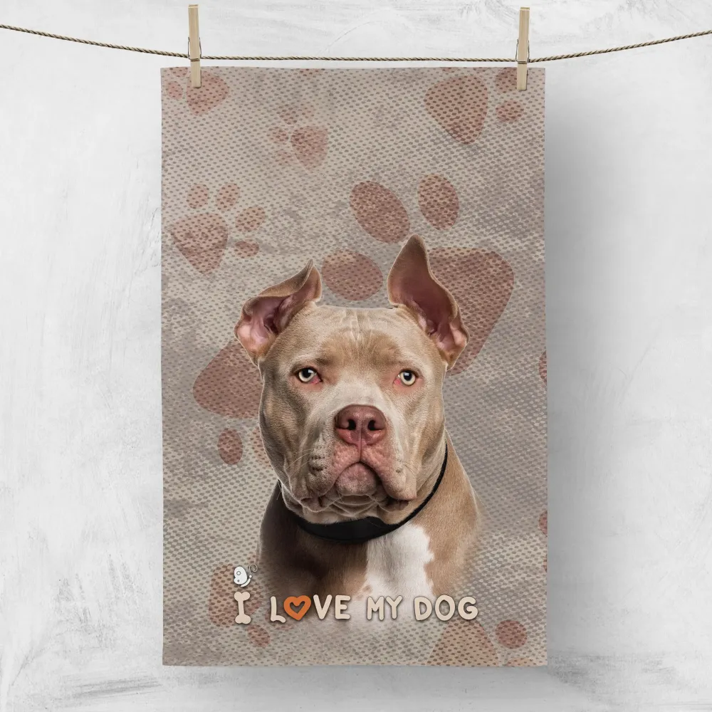 Кухненска кърпа I LOVE MY DOG 4003