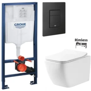 Kомплект Martin Rimless и GROHE Skate Cosmopolitan Black