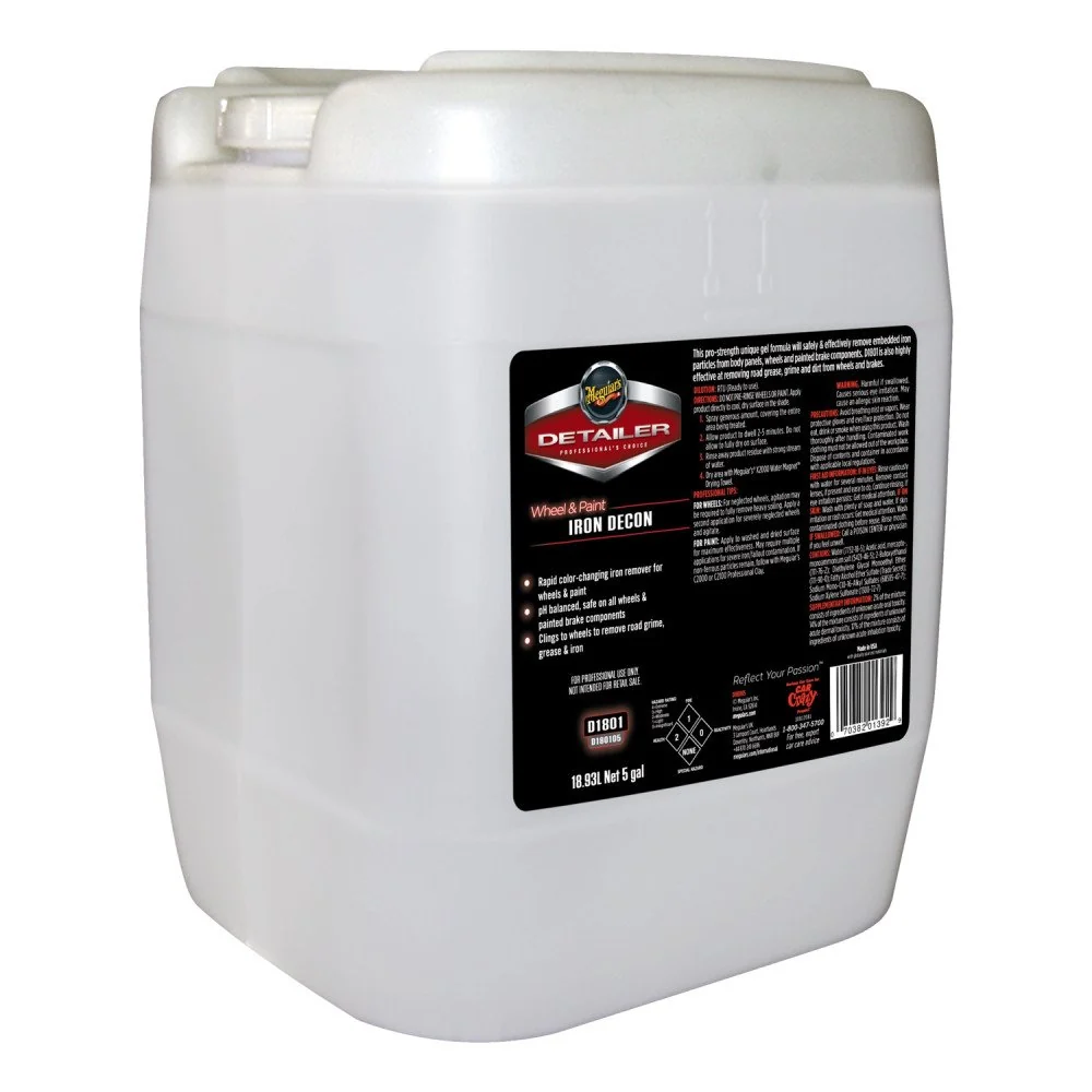 Препарат за отстраняване на желязо Meguiar's Wheel and Paint Iron Decon, 18,93 л