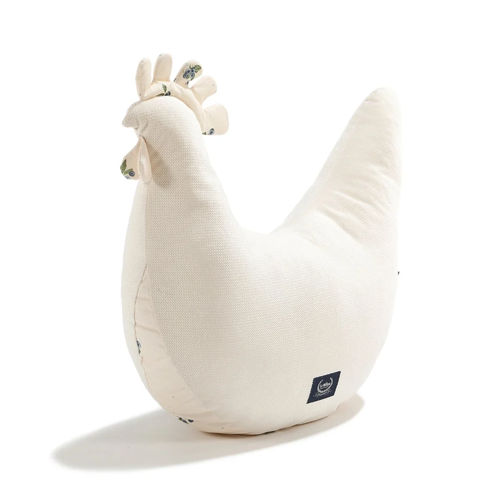 La Millou Granny Hen Cotton Feeding Cushion Country Berry