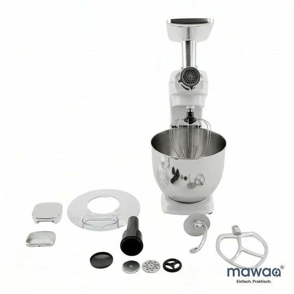 MixMaster 3in1 кухненски робот mawaa®, 1400 W, 10 литра
