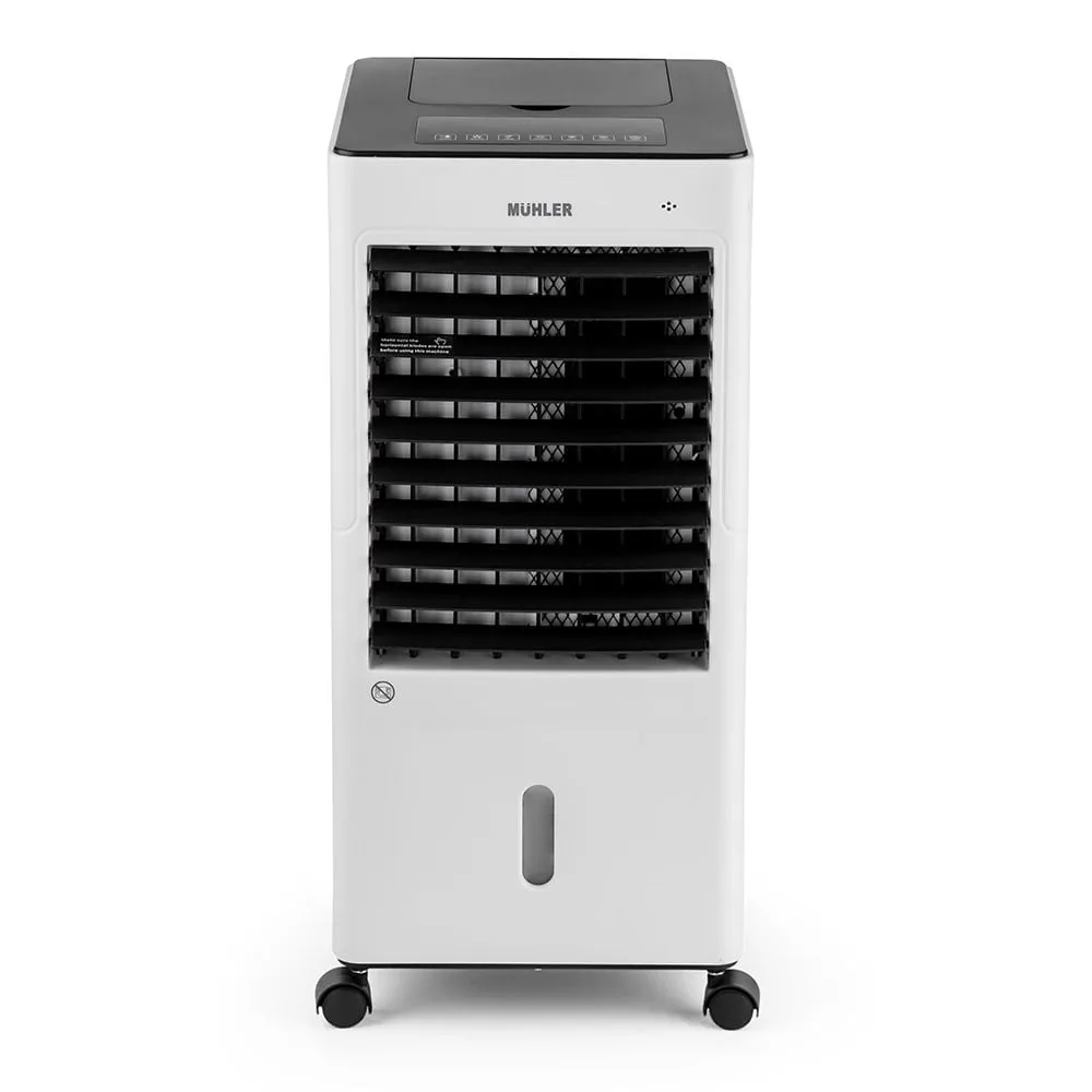 Мобилен охладител и отоплител Muhler MC-6066H, 2000W, LED дисплей, Осцилация, Таймер, Бял