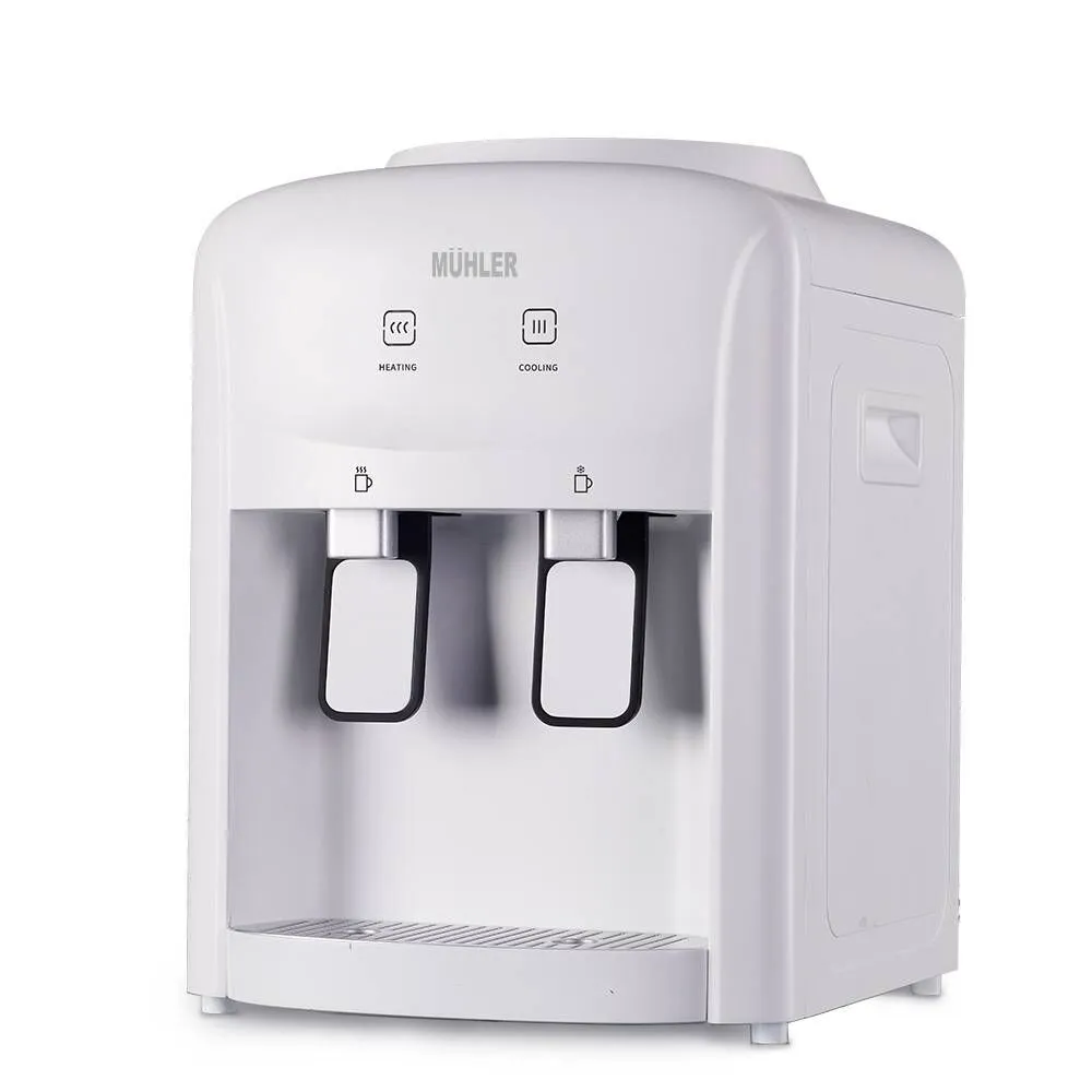 Диспенсър за вода Muhler WD-11ED, 570W, Електронен, 10-95°C, Бял