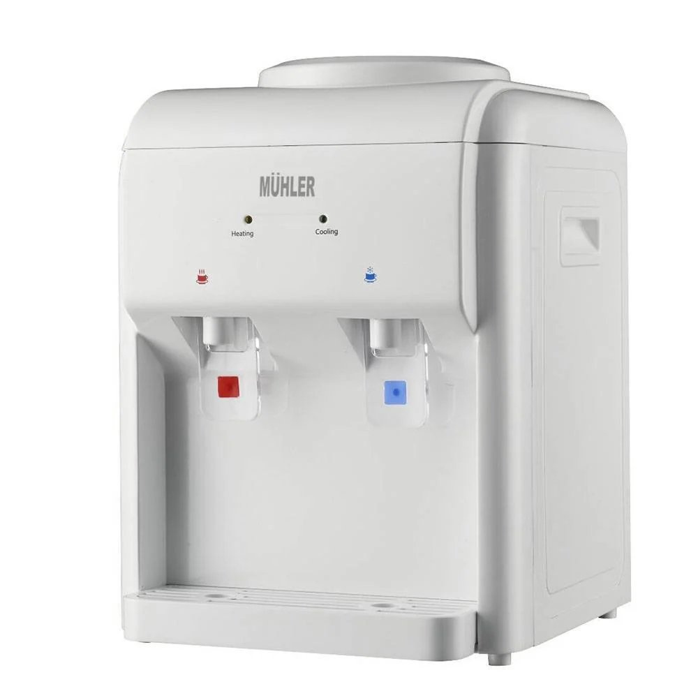 Диспенсър за вода Muhler WD-15ED, 570W, Затопляне 500W, Охлаждане 70W, Електронен, Бял