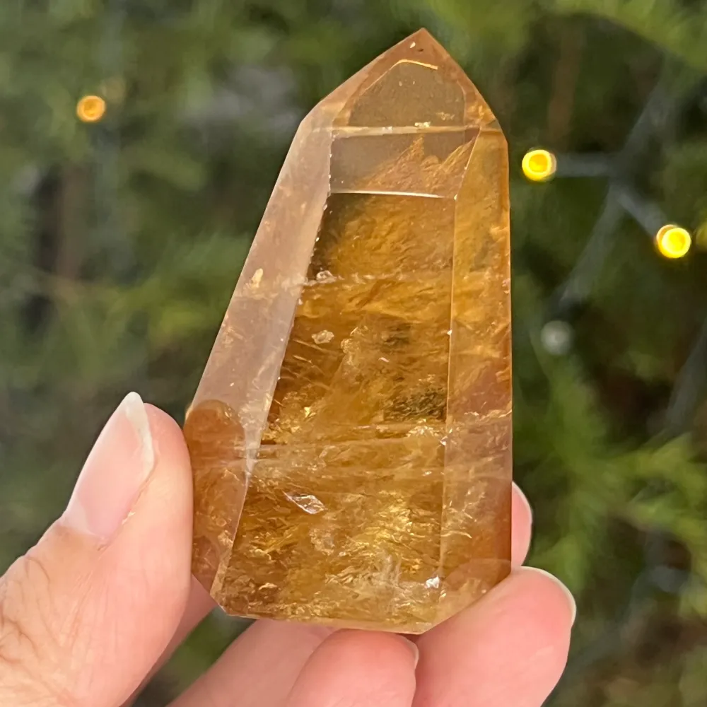 Obelisk Citrine Brazil Quality Extra AAA модел 17