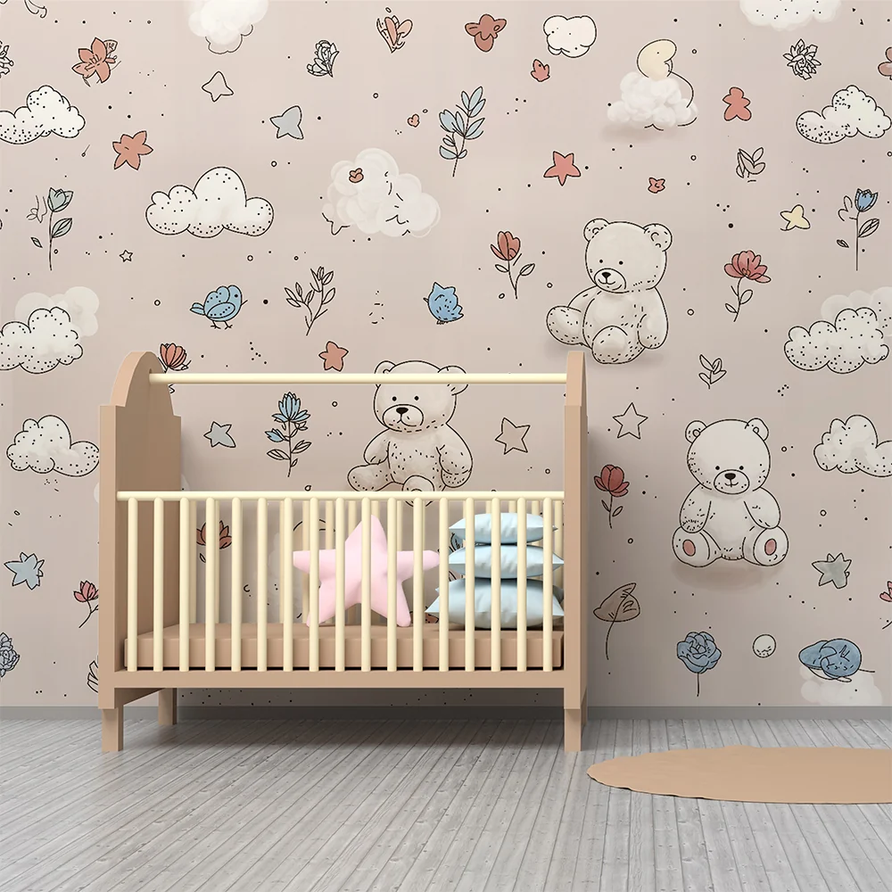 Ourson tapet | Детски и нежен дизайн