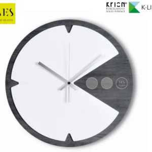 Лазерно гравиран стенен часовник PAC-TIME, Ø 40 см обогатен с KRION