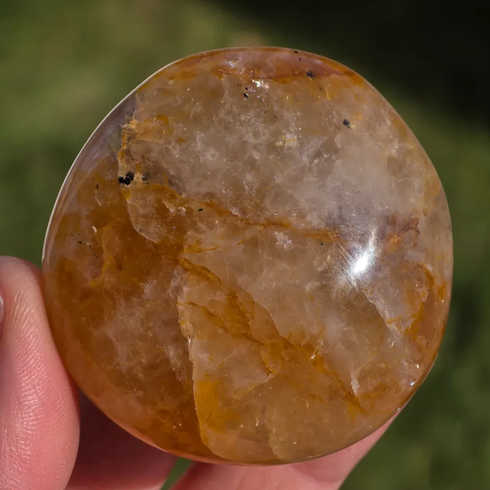 Palmstone кварц лимон модел 12, golden healer