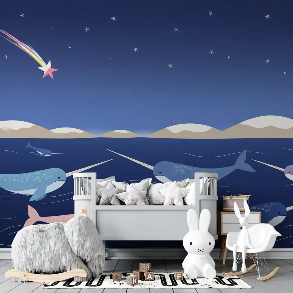 Papel de parede crianç | Нарвали под звездите