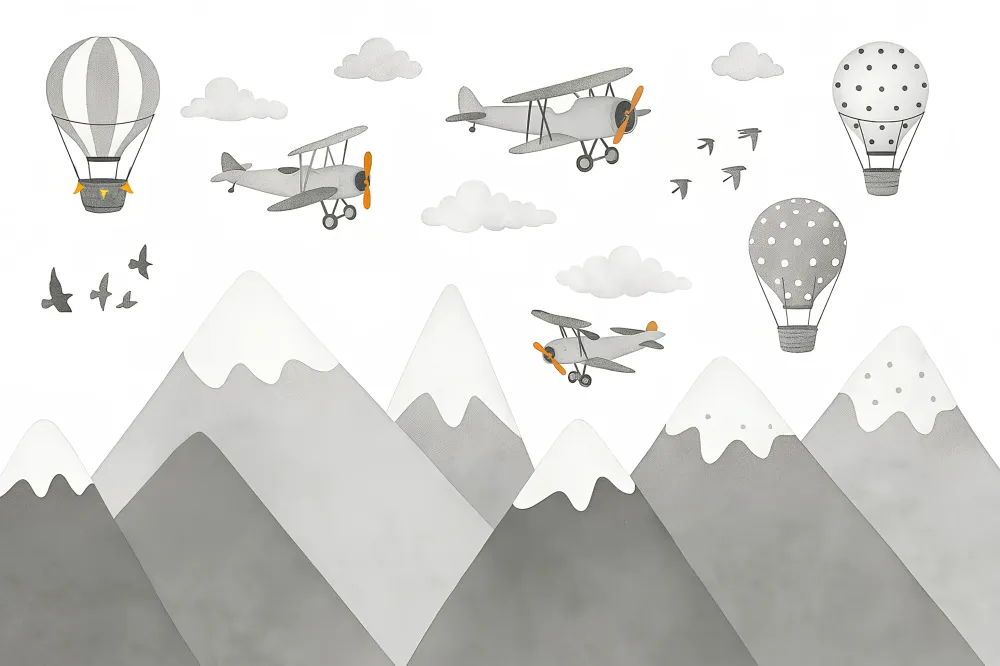 Papel de parede crianç | Aventuras éreas na montanha