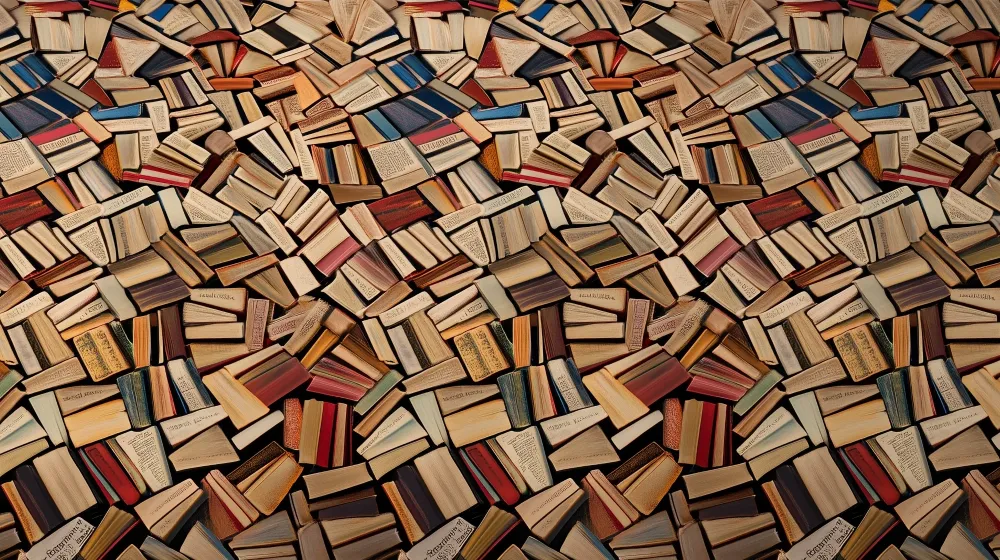 Papel de parede crianç | Biblioteca colorida