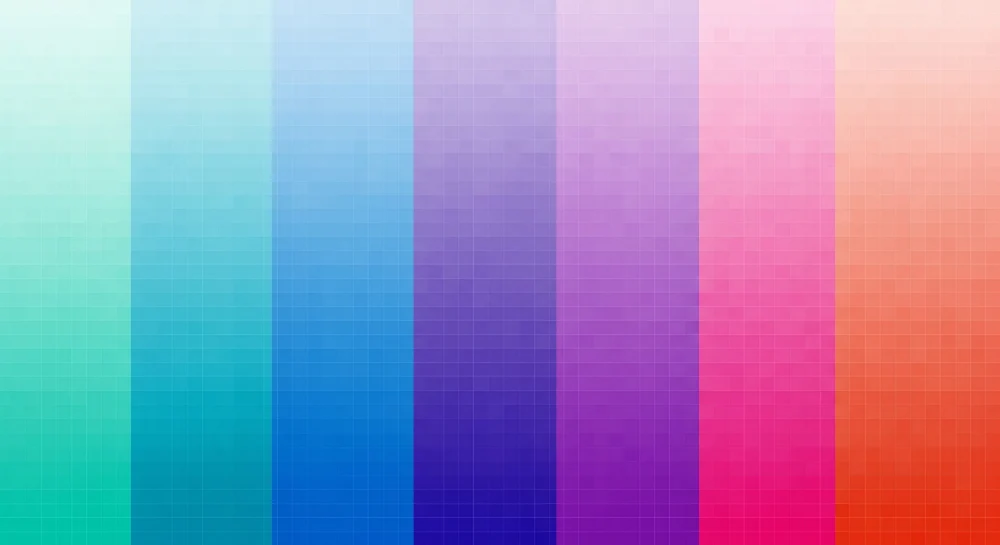 Papel de parede crianç | Degradê de cores vibrantes e calmantes