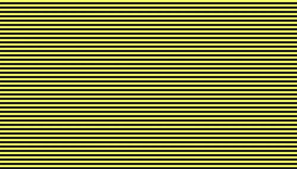 Papel de parede crianç | Listras dinâmicas em preto e amarelo