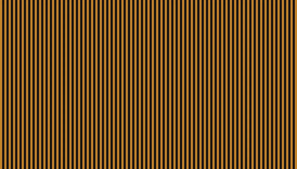 Papel de parede crianç | Pequenas listras verticais em preto e laranja