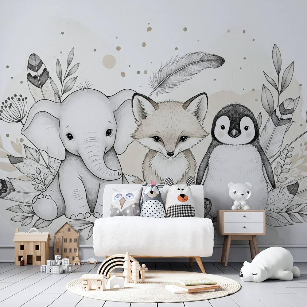 Papel de parede quarto bebê | Чаровни животни и нежна природа