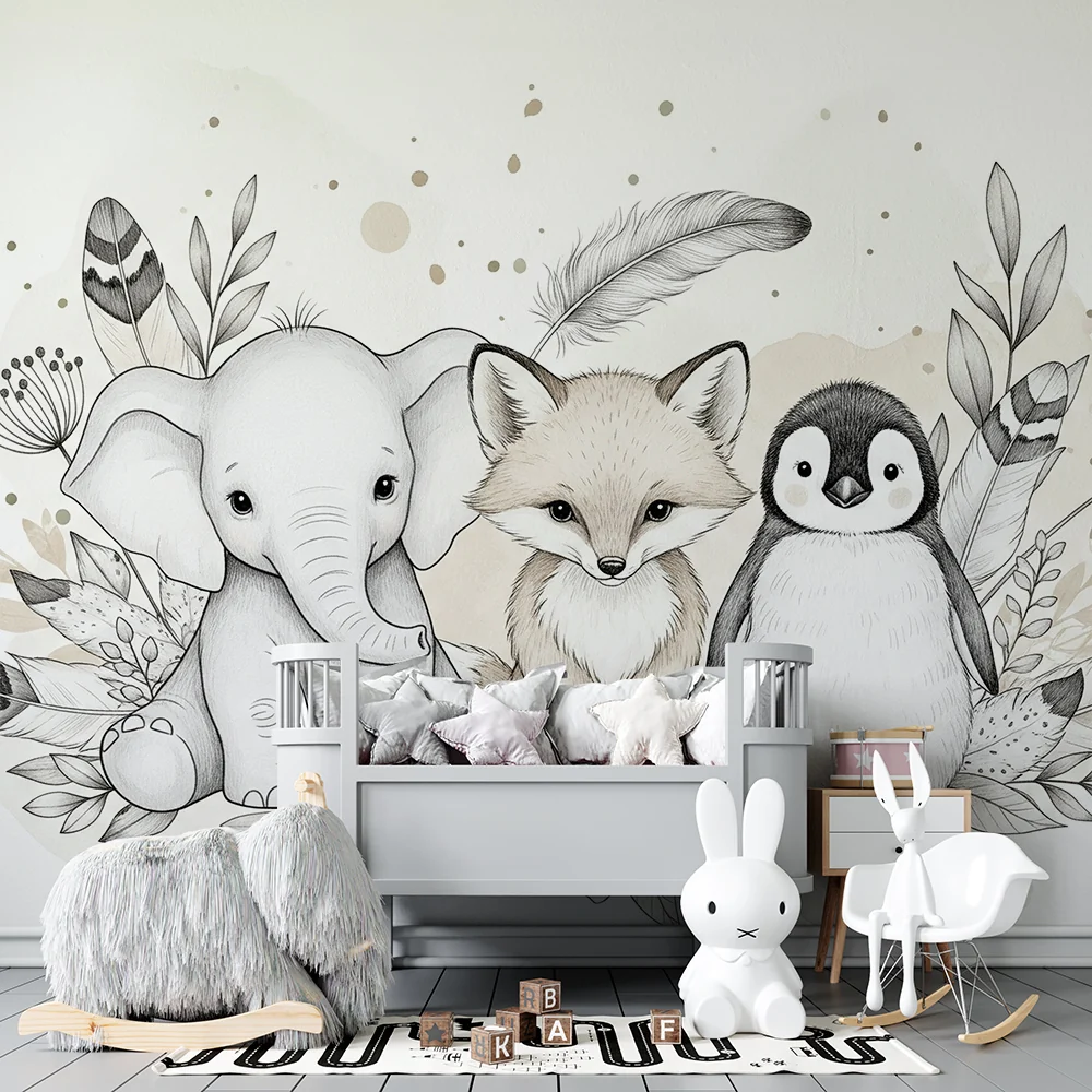 Papel de parede quarto bebê | Чаровни животни и нежна природа