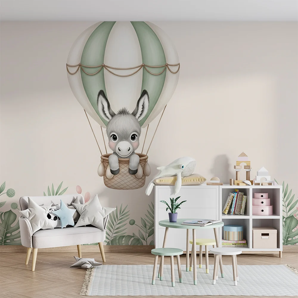 Papel de parede quarto bebê | Магаре в балон от латекс