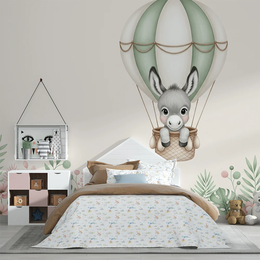 Papel de parede quarto bebê | Магаре в балон от латекс