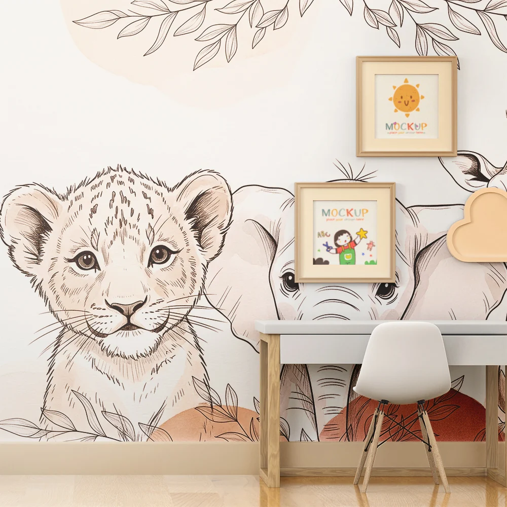 Papel de parede quarto bebê | Красиви животни от саваната