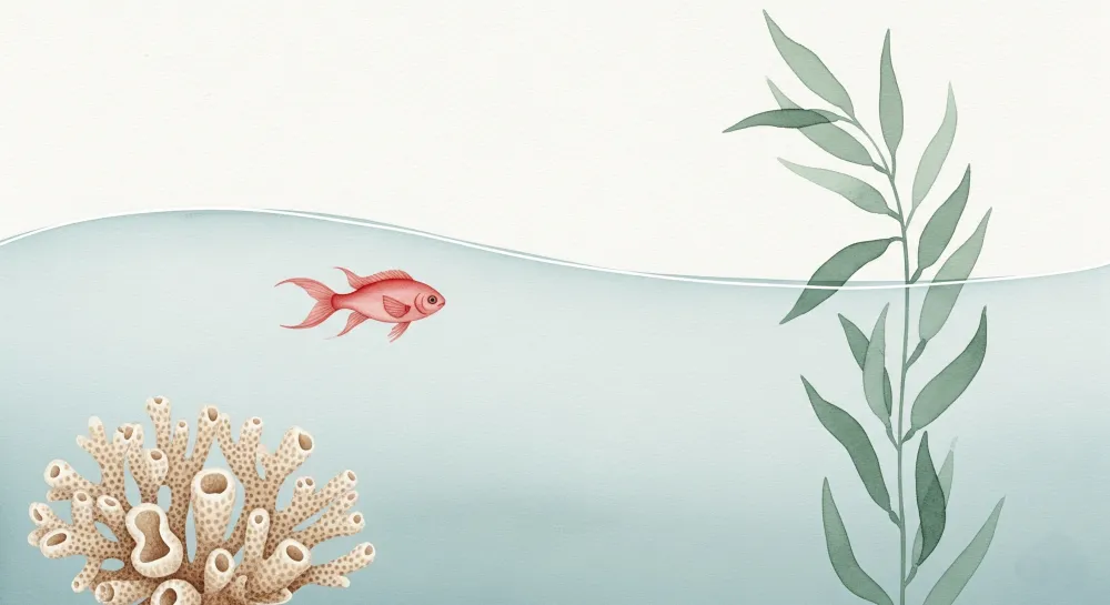 Papel de parede quarto bebê | Риби и корали под водата