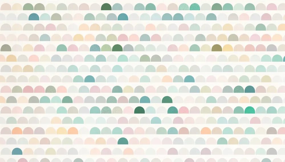 Papel de parede quarto bebê | Meia-lua pastel