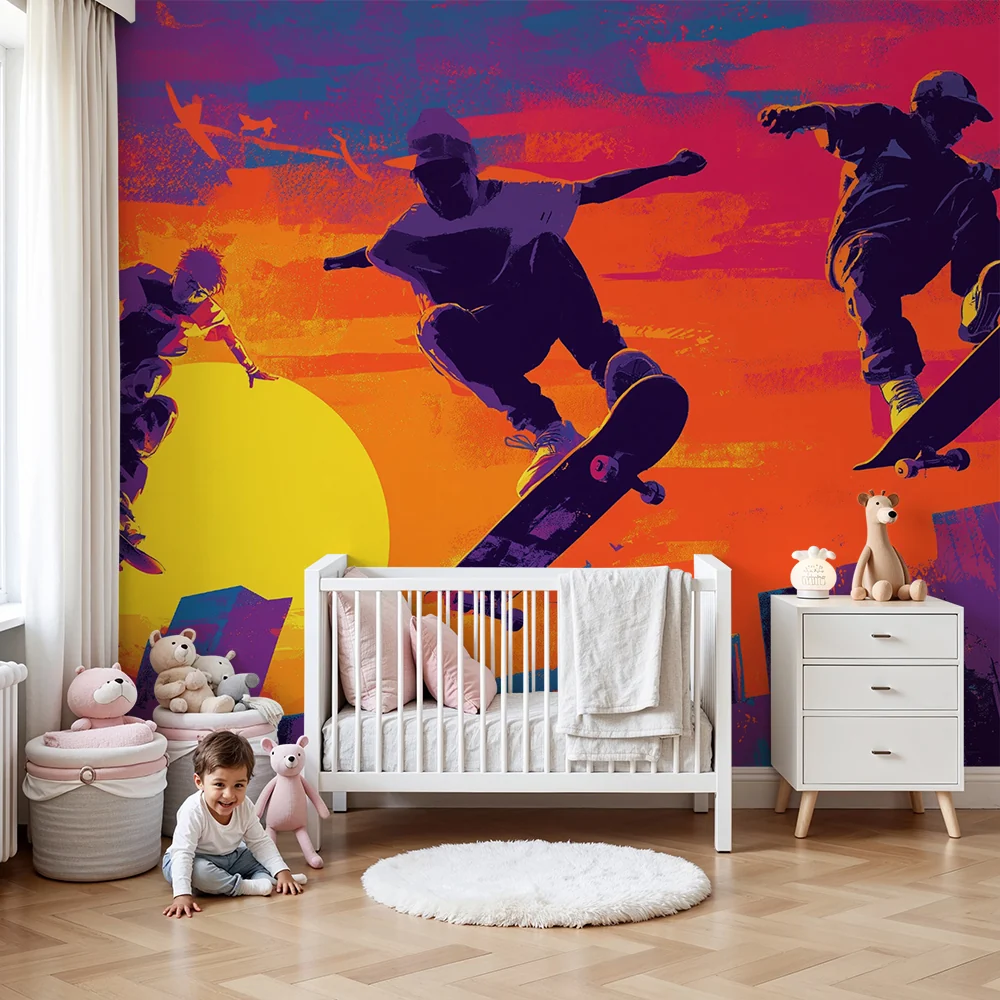 Papier peint skateboard | Градска енергия и креативност