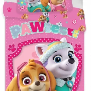 Детски спален комплект Paw Patrol, 2 части, 140х200 см, 100% памук