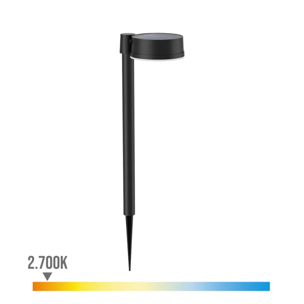Соларен градински кол Philips Vynce 1,5 W 11,2 x 14,2 x 54 cm Черен Пластмаса Кръгъл (2700 K) (Топло Бяло) (1 броя)